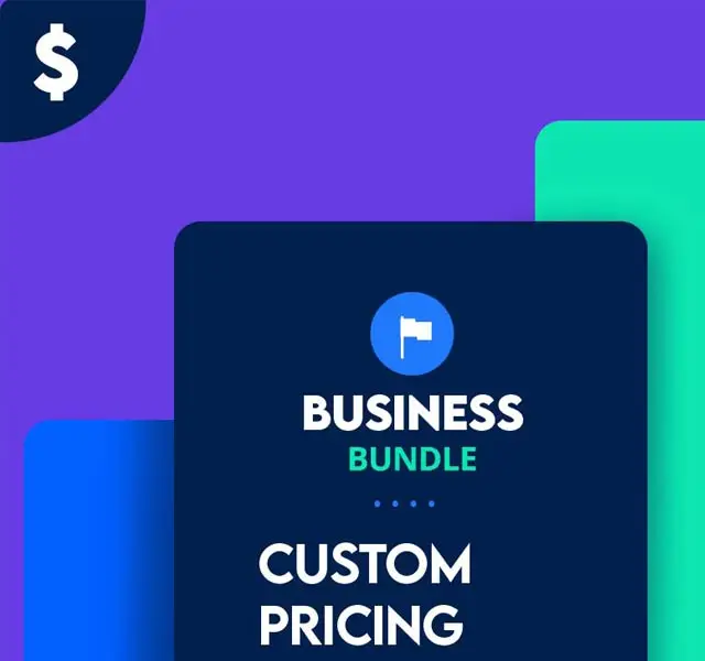 Business bundles and custom pricing packages demonstrating flexible pricing options