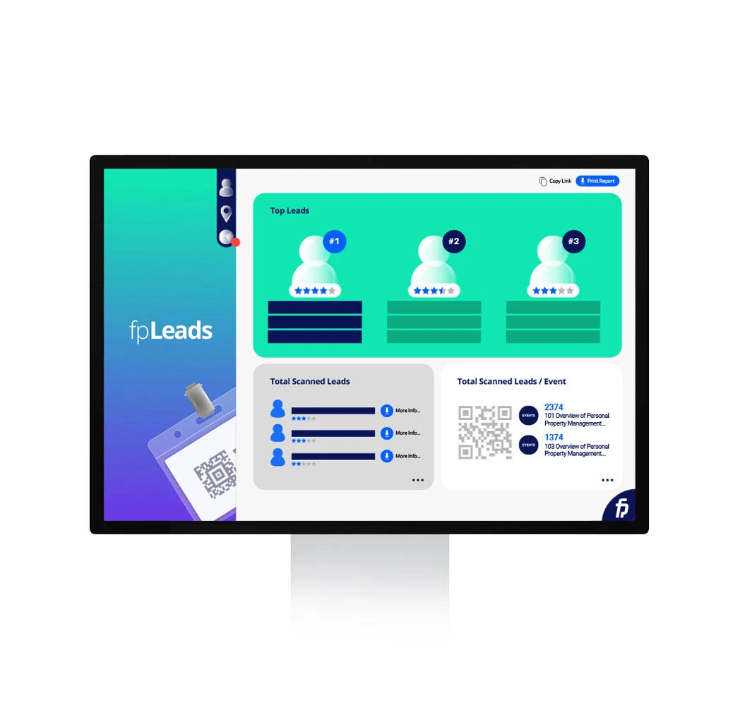 Dashboard to help exhibitors identify their best leads